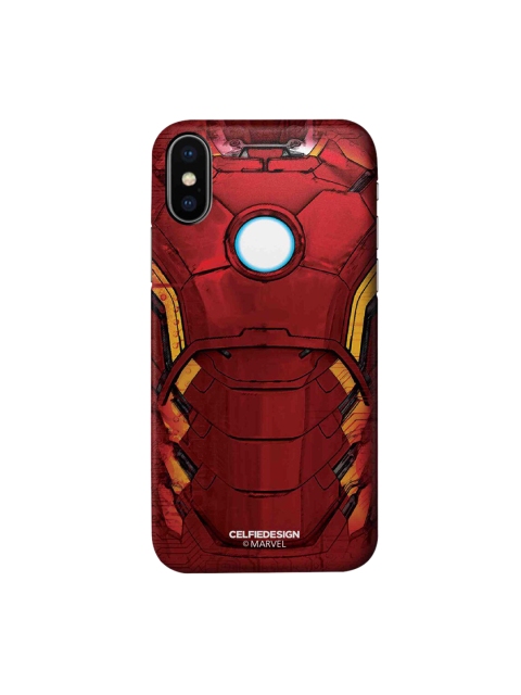 

CelfieDesign Maroon & Yellow Suit Of Armour iPhone X Slim Back Case