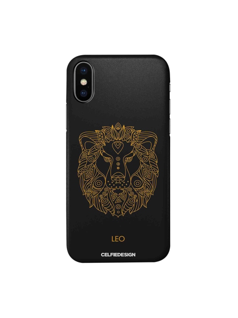 

CelfieDesign Multicolored Printed Leo iPhone X Slim Back Case, Multi