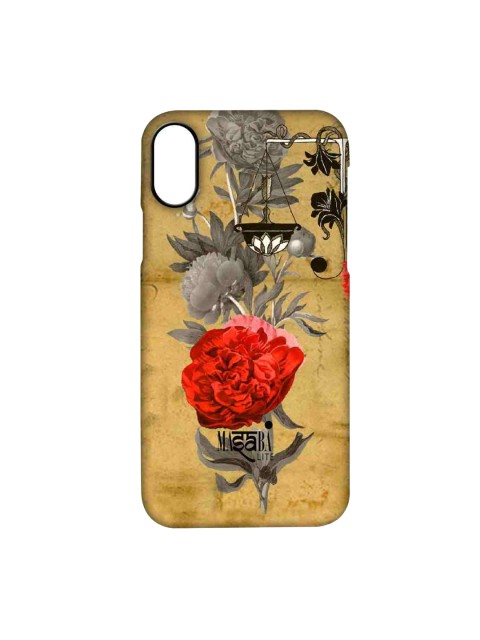 

CelfieDesign Multicolored Floral Plastic iPhone X Back Case, Multi