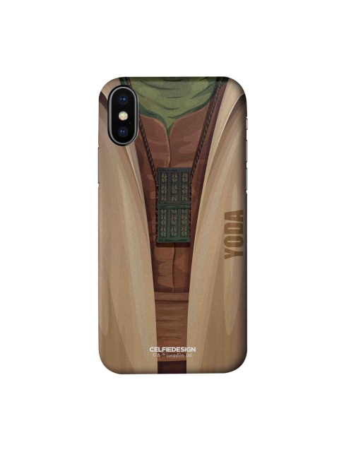 

CelfieDesign Brown & Olive Attire Yoda iPhone X Slim Back Case