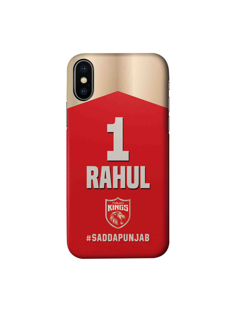 

CelfieDesign Red & White Punjab Kings Gear Up iPhone X Slim Back Case