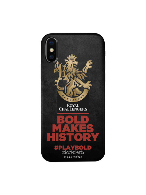 

CelfieDesign Black & Red Graphic Printing iphone X Back Case