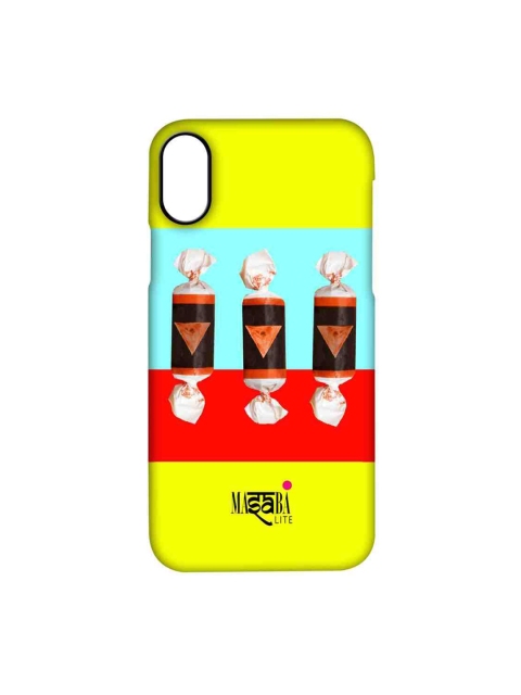 

CelfieDesign Yellow & Blue Masaba Cone Candy iPhone X Slim Back Case