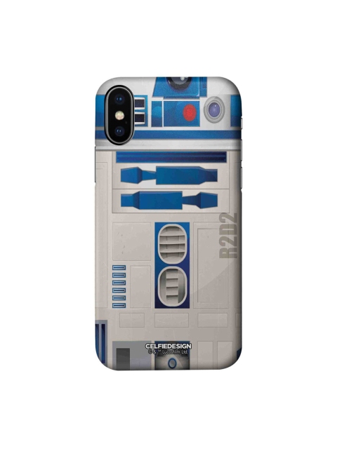 

CelfieDesign Blue & Grey Attire R2D2 iPhone X Slim Back Case