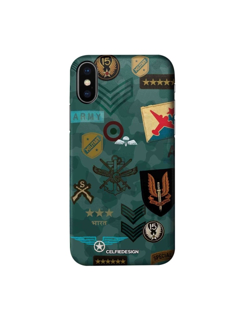 

CelfieDesign Multi-Coloured Printed Roger That Blue iPhone X Slim Back Case