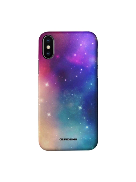 

CelfieDesign Purple & Pink Sky Full of Stars iPhone X Slim Back Case