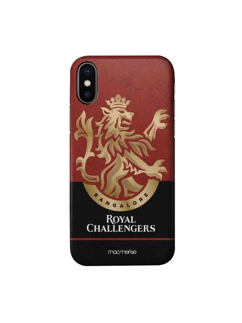 

CelfieDesign Red & Beige RCB Color Block iPhone X Slim Back Case