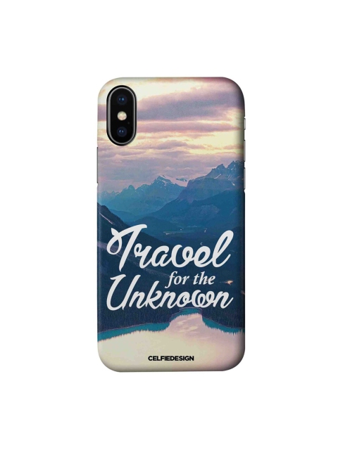 

CelfieDesign Blue & Grey iPhone X Slim Back Case