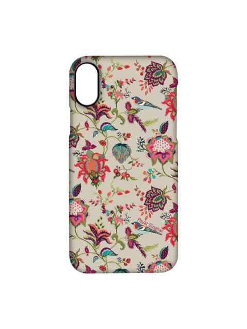 

CelfieDesign Multicolored Chidiya iPhone X Slim Back Case, Multi