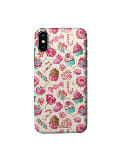

CelfieDesign Multi-Coloured Printed Sugar Rush iPhone X Slim Back Case