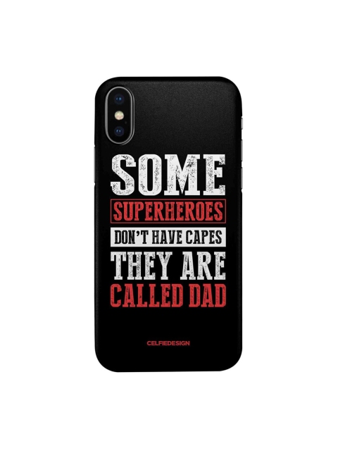 

CelfieDesign Black & White They Are Called Superhero iPhone X Slim Back Case