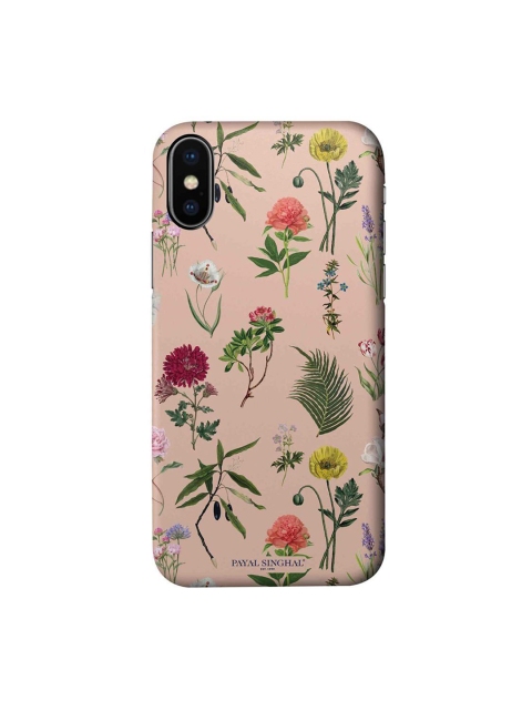 

CelfieDesign Peach-Coloured & Green Payal Singhal Bageecha iphone X Back Case