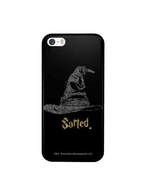 

CelfieDesign Black & Grey Sorting Hat Graphic Printed iPhone SE Slim Back Case
