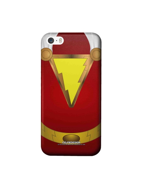 

CelfieDesign Red & Yellow Suit Up Shazam Printed iPhone SE Slim Back Case