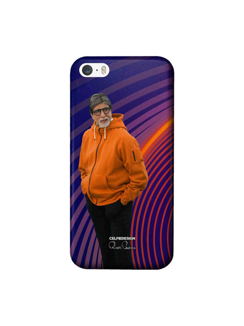 

CelfieDesign Blue & Orange AB The Legend Graphic Printed iphone SE Slim Back Case