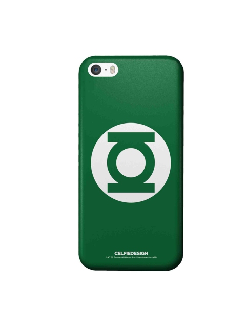 

CelfieDesign Green & White Logo LanterniPhone SE Slim Back Case