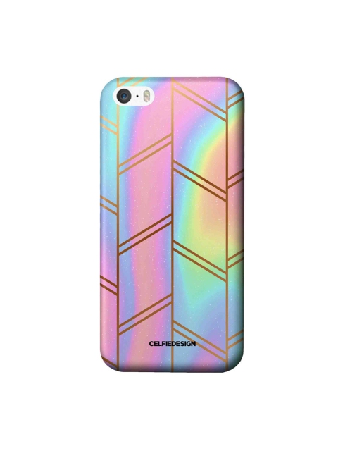 

CelfieDesign Pink & Blue Rainbow Galaxy iphone SE Back Case