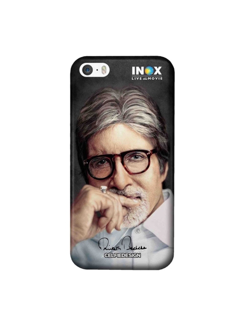 

CelfieDesign Beige & White Inox BigB iPhone SE Slim Back Case