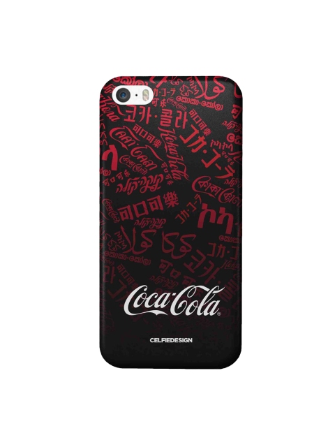 

CelfieDesign Black & Red I Speak Coke Printed iphone SE Back Case