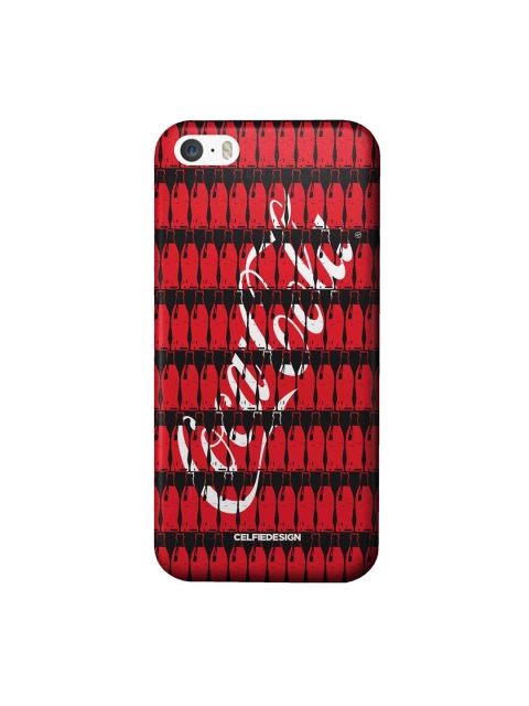 

CelfieDesign Red & Black Coke Bottles iPhone SE Slim Back Case