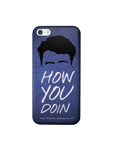 

CelfieDesign Blue & White Friends How You Doin iPhone SE Slim Back Case