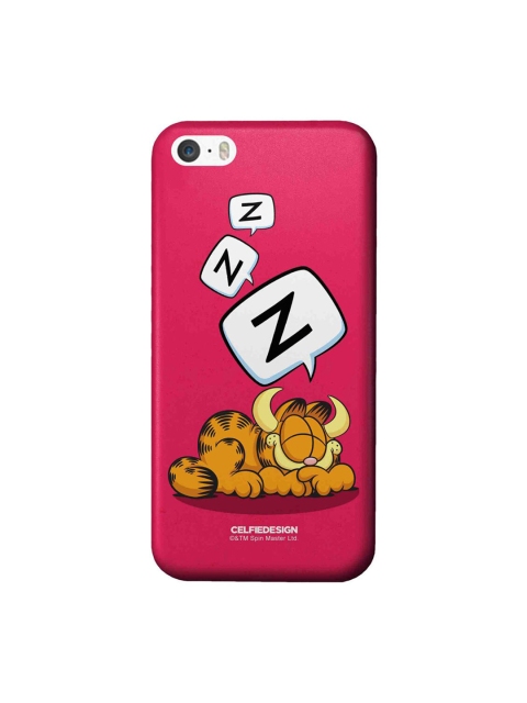 

CelfieDesign Pink & Orange Sleepy Devil iPhone SE Slim Back Case