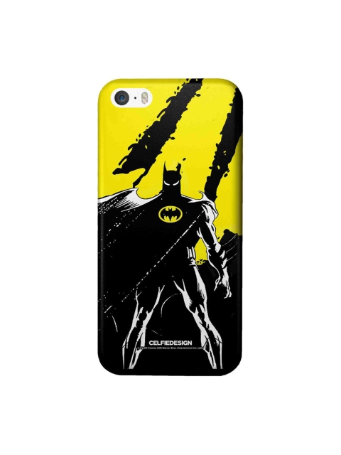 

CelfieDesign Black & Yellow Bat On The Lookout iPhone SE Slim Back Case