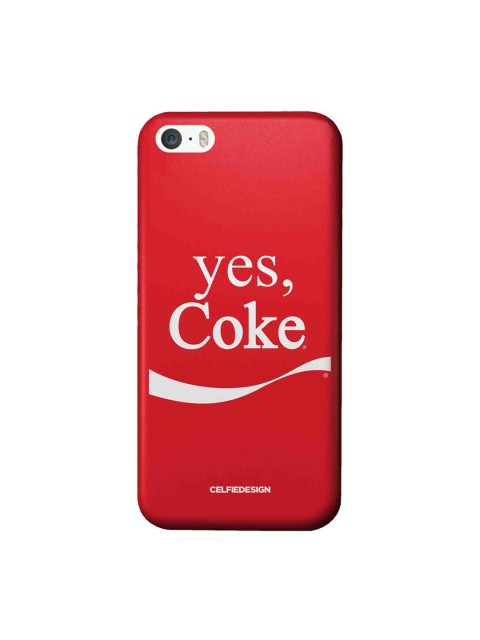 

CelfieDesign Red & White Yes Coke iPhone SE Slim Back Case