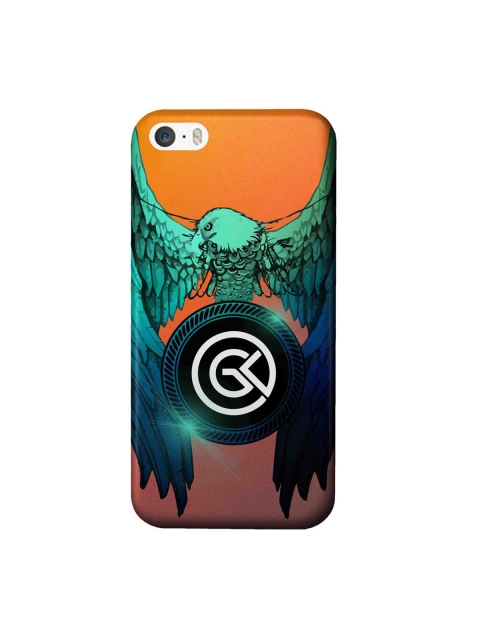 

CelfieDesign Multi-Coloured Eagle Fierce iPhone SE Slim Back Case