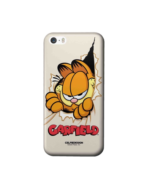 

CelfieDesign Beige & Yellow Heres Garfield iPhone SE Slim Back Case