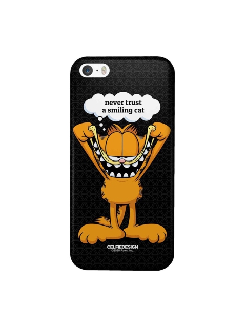 

CelfieDesign Black & Yellow Smiling Garfield iPhone SE Slim Back Case