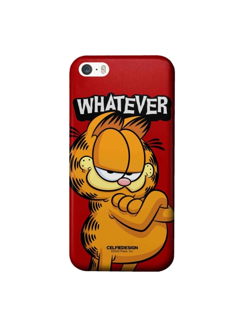 

CelfieDesign Red & Orange Yeah Whatever iPhone SE Slim Back Case