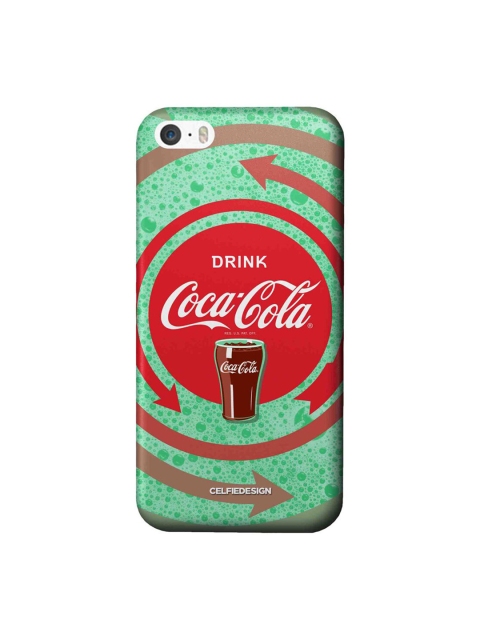 

CelfieDesign Green & Red Around the Coke iPhone SE Back Case