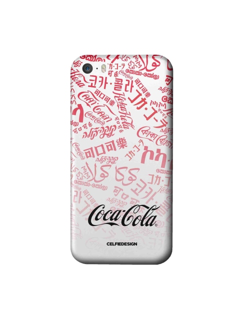 

CelfieDesign White & Red I Speak Coke Typography Printed iPhone SE Slim Back Case