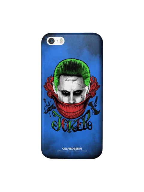 

CelfieDesign Blue & Green Damaged Joker iPhone SE Slim Back Case
