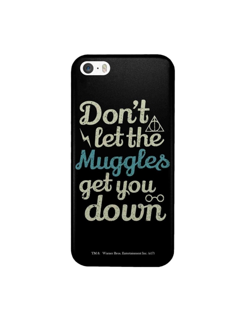 

CelfieDesign Black & Beige Muggle Theory iPhone SE Slim Back Case