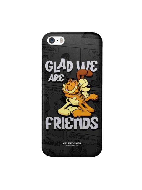 

CelfieDesign Black & Grey Friendly Catdog Cartoon Characters iPhone SE Slim Back Case