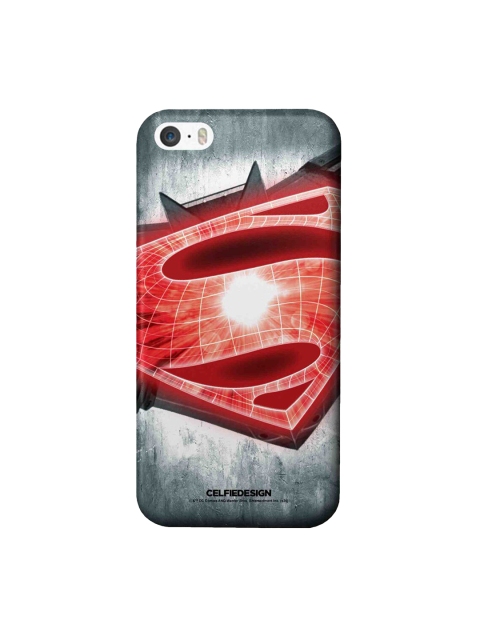 

CelfieDesign Red & Grey Legends Will Collide Printed iPhone SE Slim Back Case