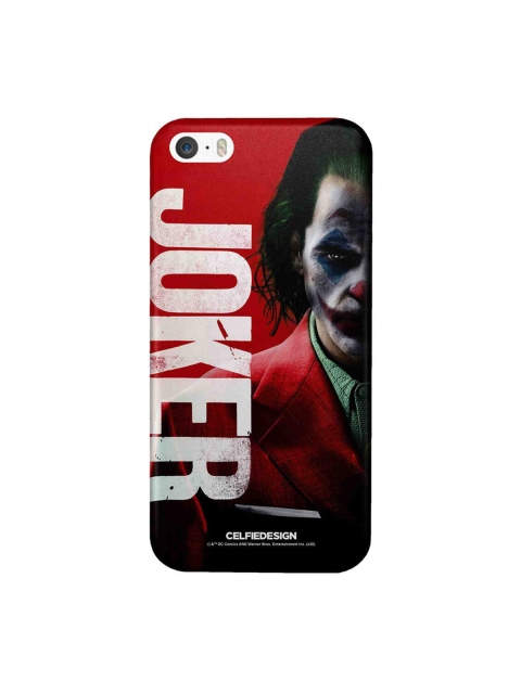 

CelfieDesign Black & Red Clown Prince iPhone SE Slim Back Case