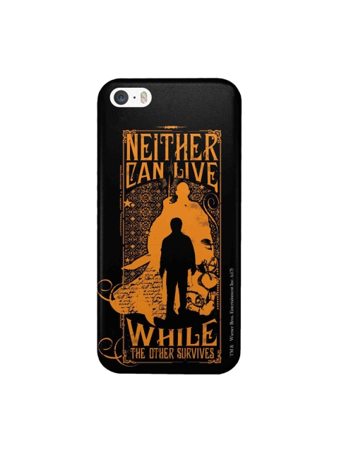 

CelfieDesign Black & Brown Harry vs Voldemort iPhone SE Slim Back Case