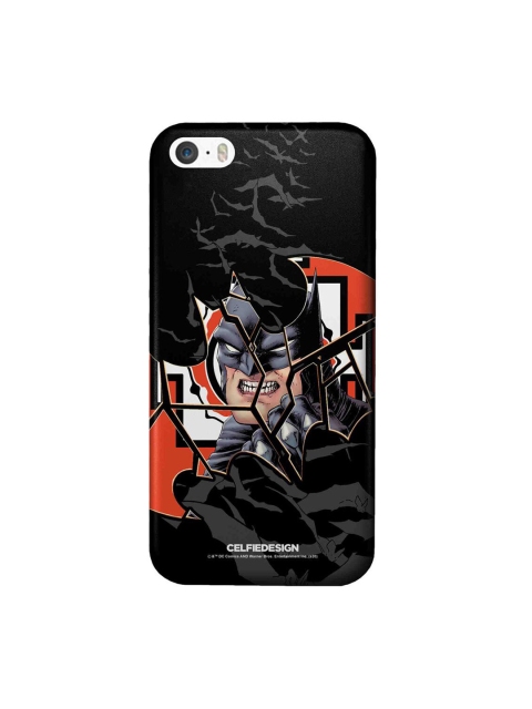 

CelfieDesign Black & Red Angry Bat iphone SE Back Case