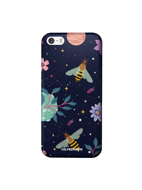 

CelfieDesign Multi-Coloured Space Bees iPhone SE Back Case