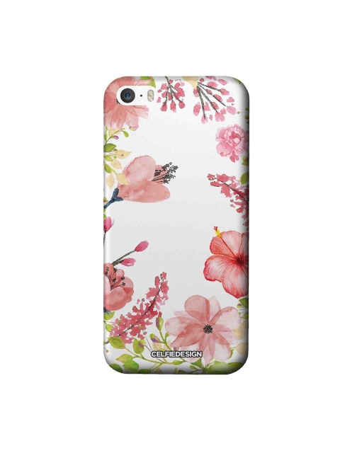 

CelfieDesign Pink & White Aquarelle Gardens iPhone SE Slim Back Case