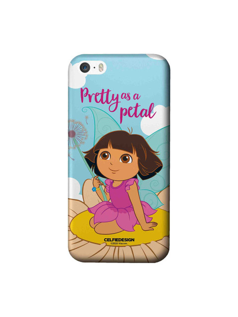 

CelfieDesign Blue & Pink Pretty Dora iPhone SE Slim Back Case