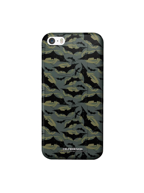 

CelfieDesign Black & Grey Printed Plastic iPhone SE Back Case