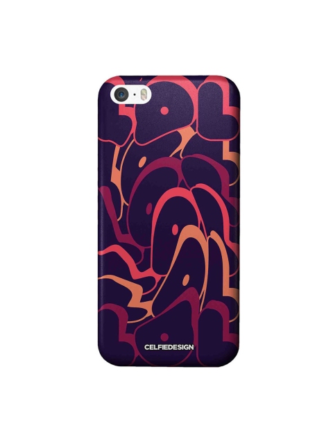 

CelfieDesign Purple & Pink LOL iPhone SE Slim Back Case