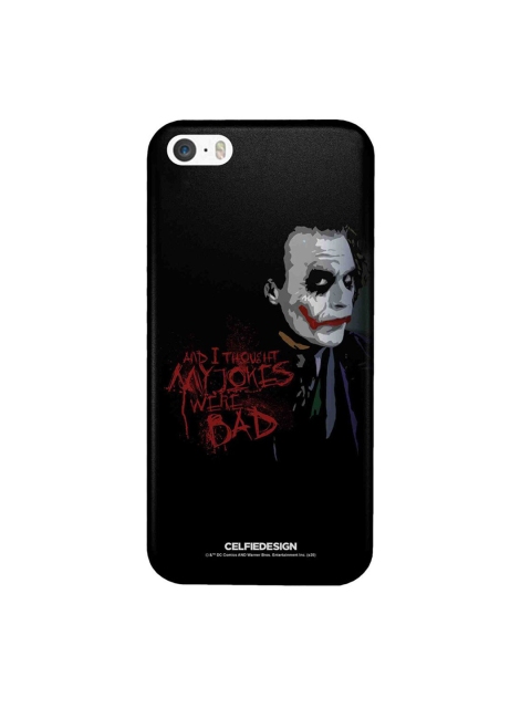 

CelfieDesign Black & White Jokers Sarcasm Plastic iPhone SE Back Case