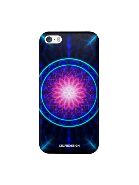 

CelfieDesign Blue & Pink Printed Plastic iPhone SE Back Case
