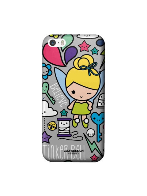 

CelfieDesign Grey & Blue Tinker World Printed iPhone SE Slim Back Case