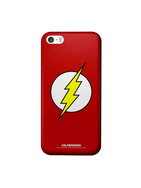 

CelfieDesign Red & White Logo Flash iPhone SE Slim Back Case